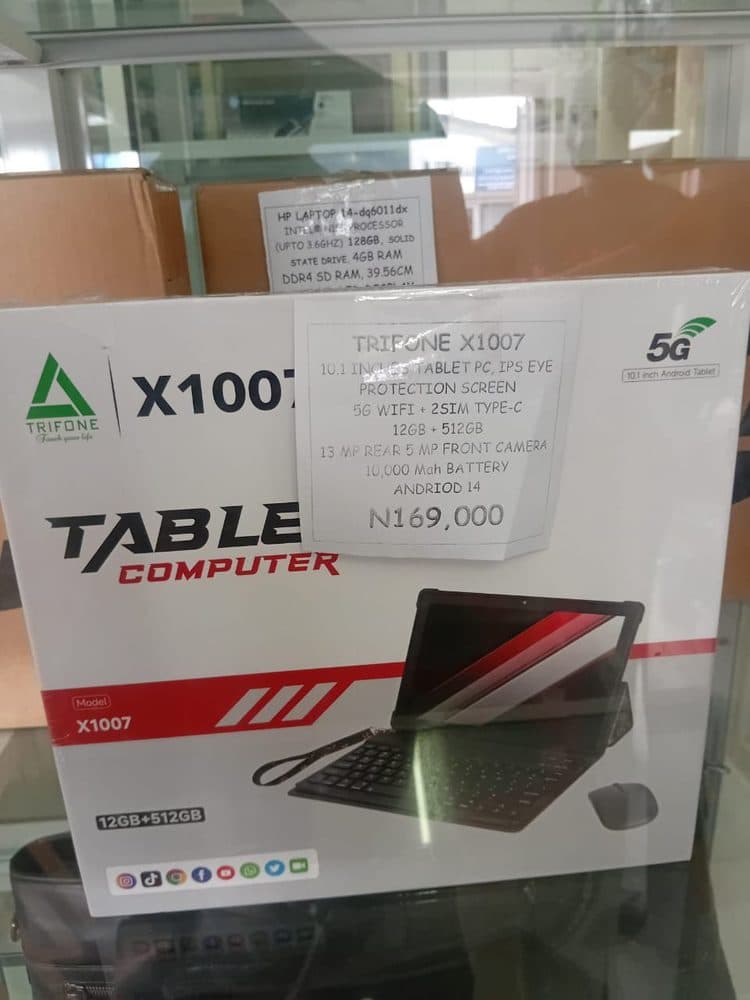 Trifone X1007 10.1 Inch Android Tablet Computer 12GB+512GB