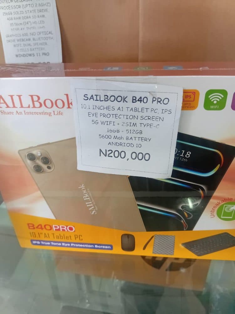 SAILBOOK B40 PRO 10.1" AI Tablet PC 16GB+512GB