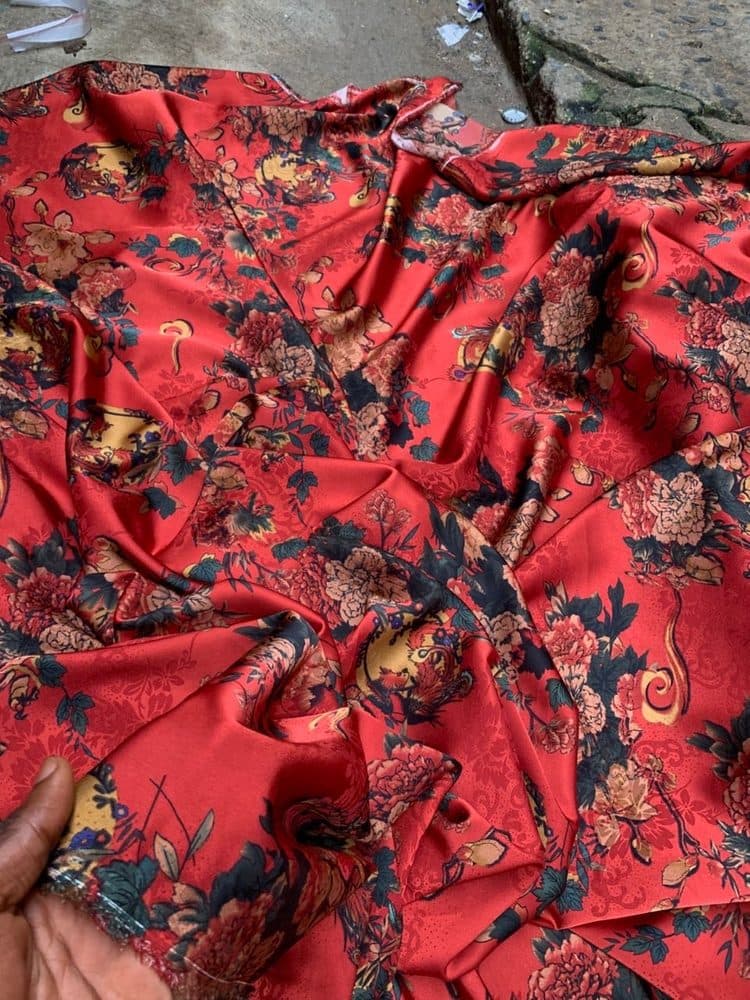 Printed Silk Fabric
